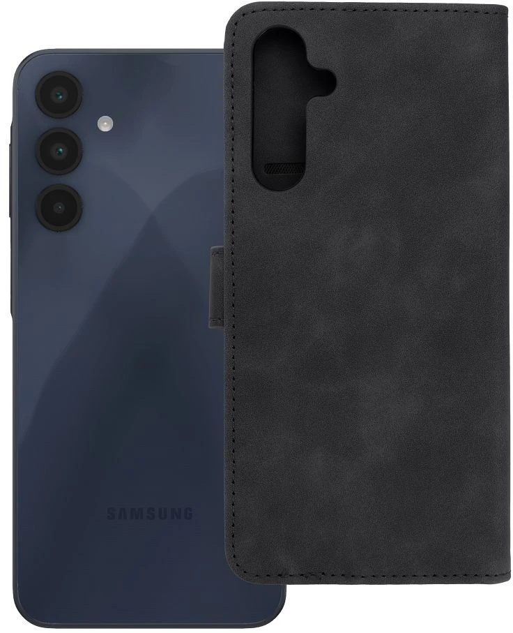 Forcell Oem TENDER Book Dėklas skirtas Samsung Galaxy A16 5G juodos spalvos