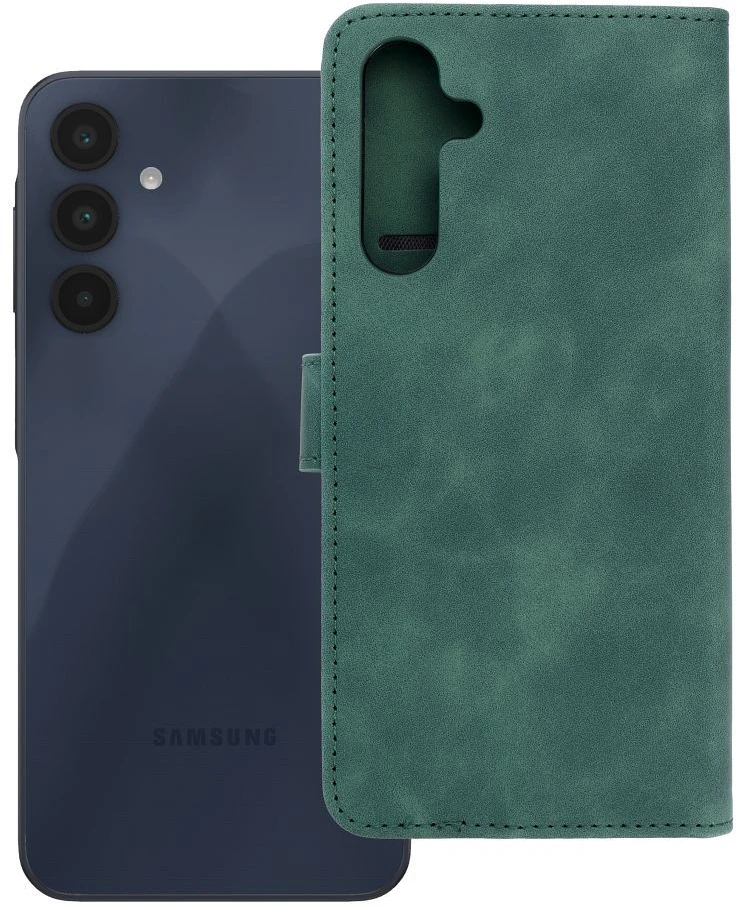 Forcell Oem TENDER Book Dėklas skirtas Samsung Galaxy A16 5G žalios spalvos