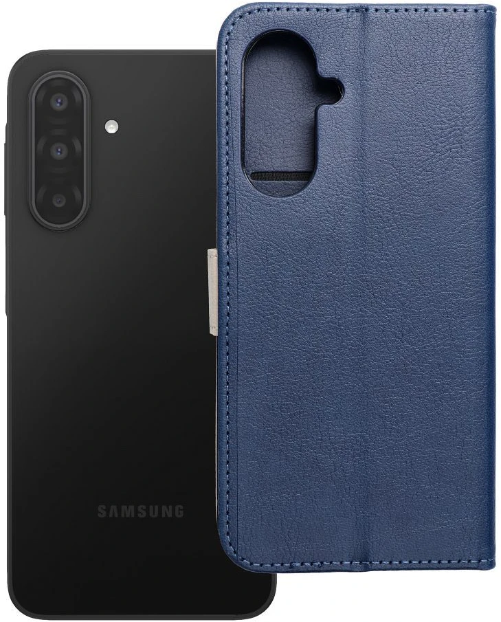 Oem Dėklas su klapka Samsung A17 / A18 Split Book granatinis-kreminis