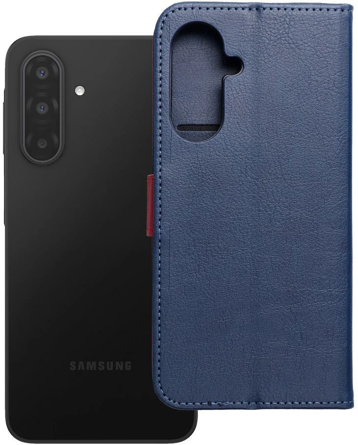 Oem Dėklas su klapką na Samsung A17 Split Book spalva tamsiai mėlyna-raudona