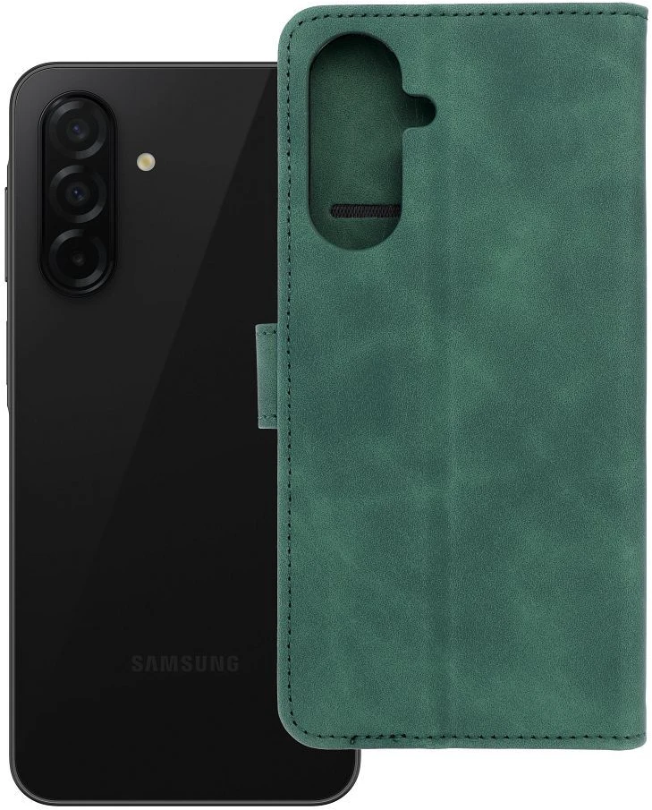 Forcell Oem TENDER Book Dėklas skirtas Samsung Galaxy A26 5G žalios spalvos