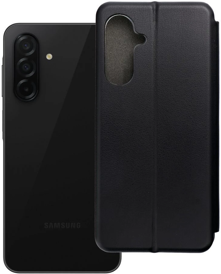 Forcell Oem ELEGANCE book dėklas skirtas Samsung Galaxy A26 juodos spalvos