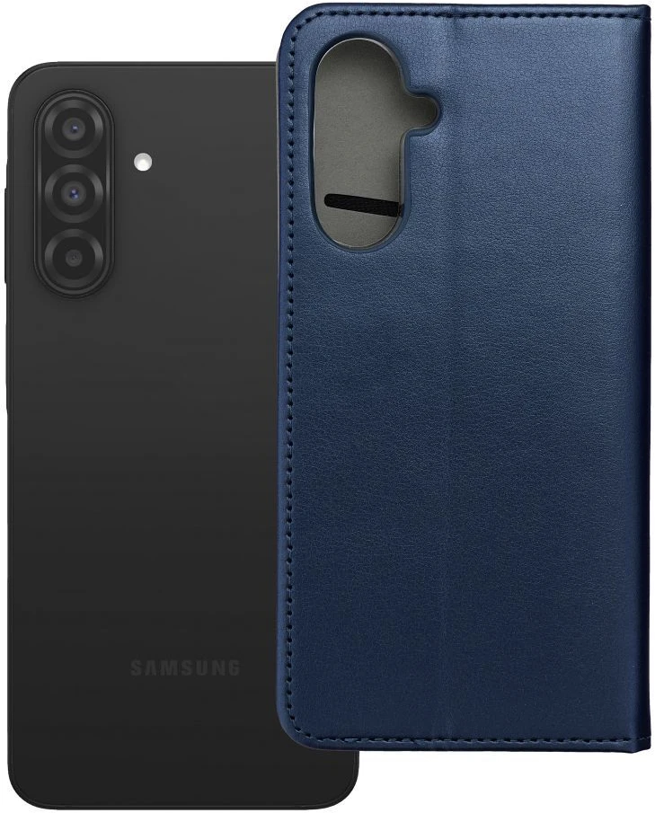 Reach Dėklas Smart Magnetic Samsung A266 A26 5G tamsiai mėlynas