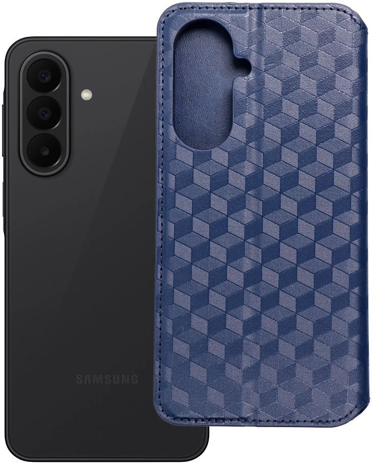 Oem Dėklas su klapką na Samsung A27 Cubic Book mėlyna