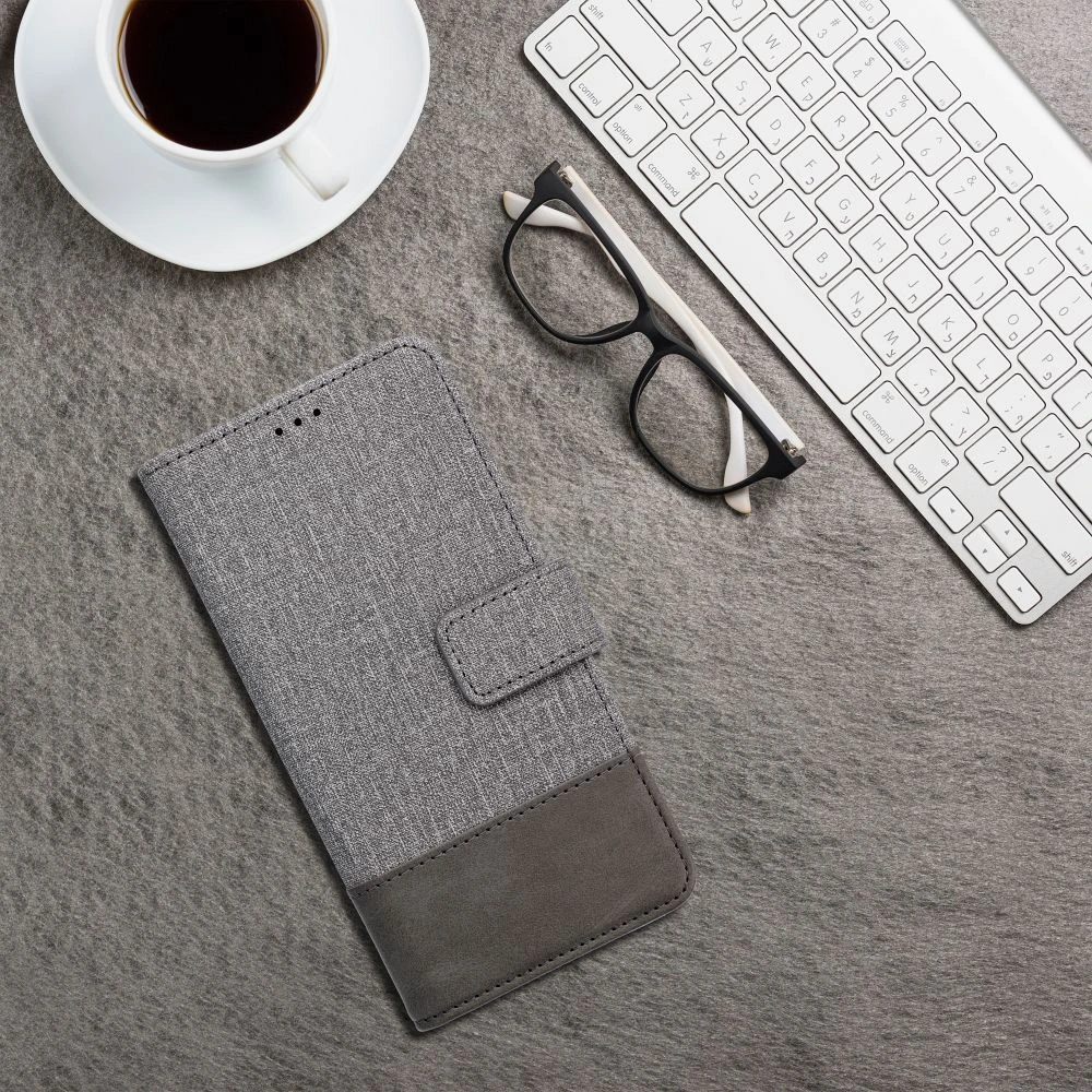 Oem Dėklas su klapką na Samsung A27 Gomma Book pilka