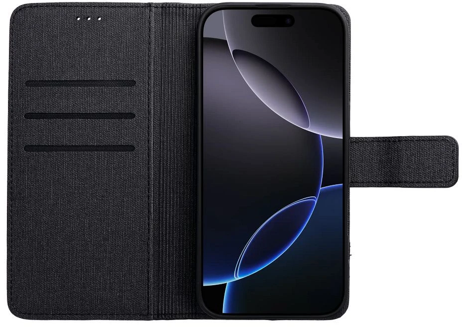 Oem Dėklas su klapką na Samsung A27 Gomma Book juoda