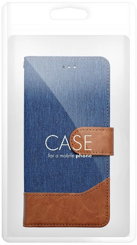 Oem Dėklas su klapką na Samsung A27 Jeans Book mėlyna