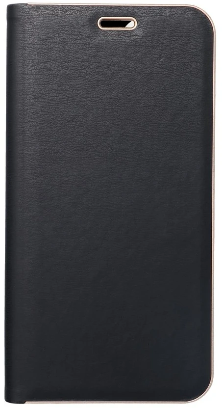 Oem Dėklas su klapką na Samsung A27 Luna Book Gold juoda