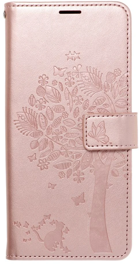 Oem Dėklas su klapką na Samsung A27 Mezzo Book mandala złoto-rožinė