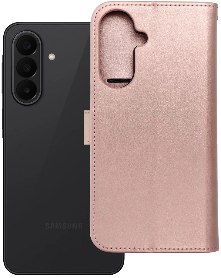 Oem Dėklas su klapką na Samsung A27 Mezzo Book mandala złoto-rožinė