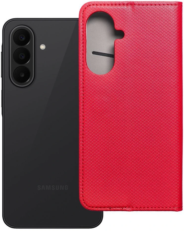 Oem Dėklas su klapką na Samsung A27 Smart Case Book raudona