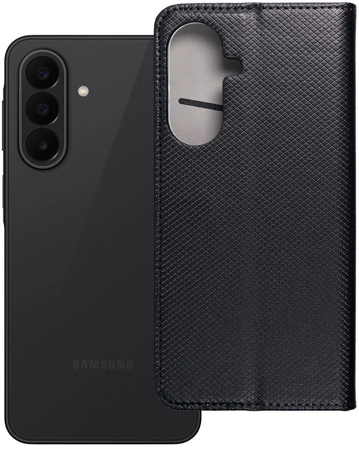 Oem Dėklas su klapką na Samsung A27 Smart Case Book juoda