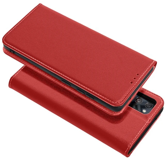 Oem Dėklas su klapką na Samsung A27 Smart Pro Book skórzane bordo spalvos