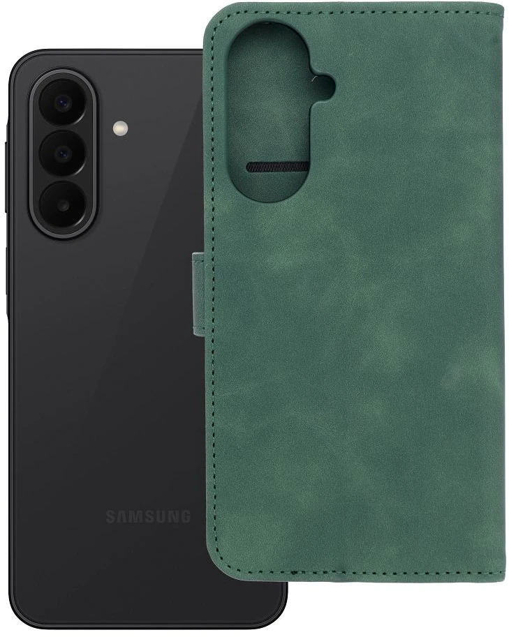 Oem Dėklas su klapką na Samsung A27 Tender Book žalia
