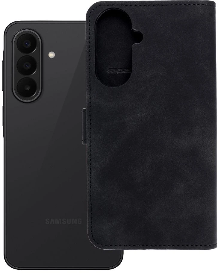 Oem Dėklas su klapką na Samsung A27 Tender Book juoda