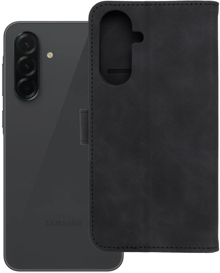 Forcell Oem TENDER Book Dėklas skirtas Samsung Galaxy A36 5G juodos spalvos