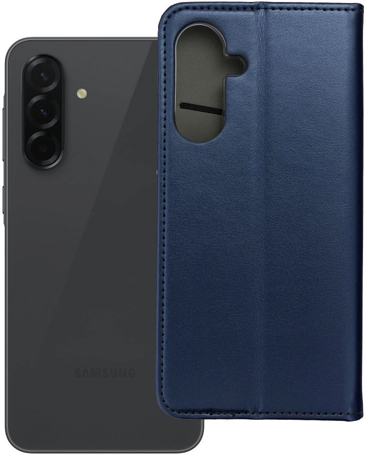 Reach Dėklas Smart Magnetic Samsung A366 A36 5G tamsiai mėlynas