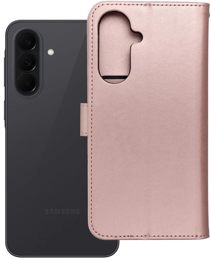 Oem Dėklas su klapką na Samsung A37 5G Mezzo Book drzew auksinė-rožinė