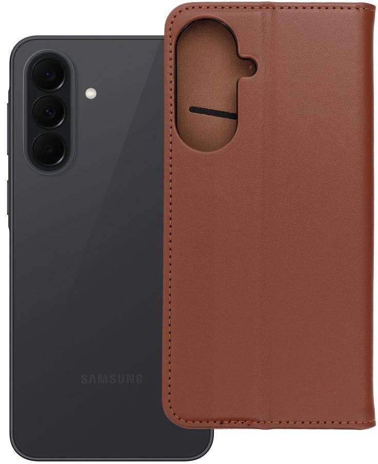 Oem Samsung A37 5G Smart Pro Book dėklas, odinis, rudas