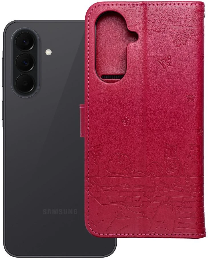 Oem Dėklas su klapką na Samsung A37 Mezzo Book koty raudona