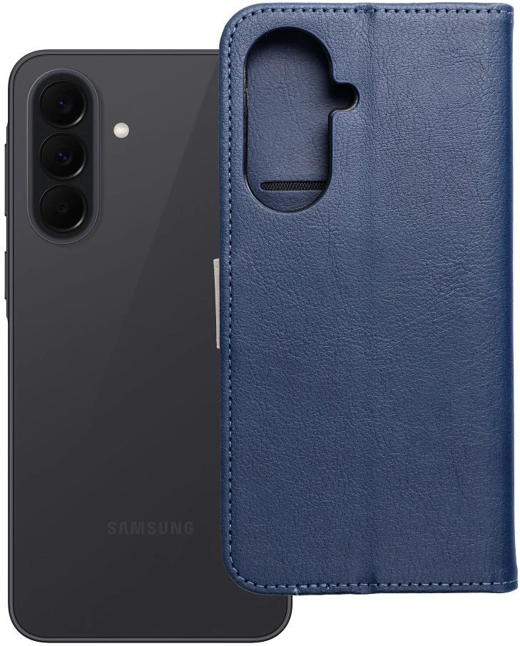 Oem Dėklas su klapką na Samsung A37 Split Book tamsiai mėlyna ir kreminė