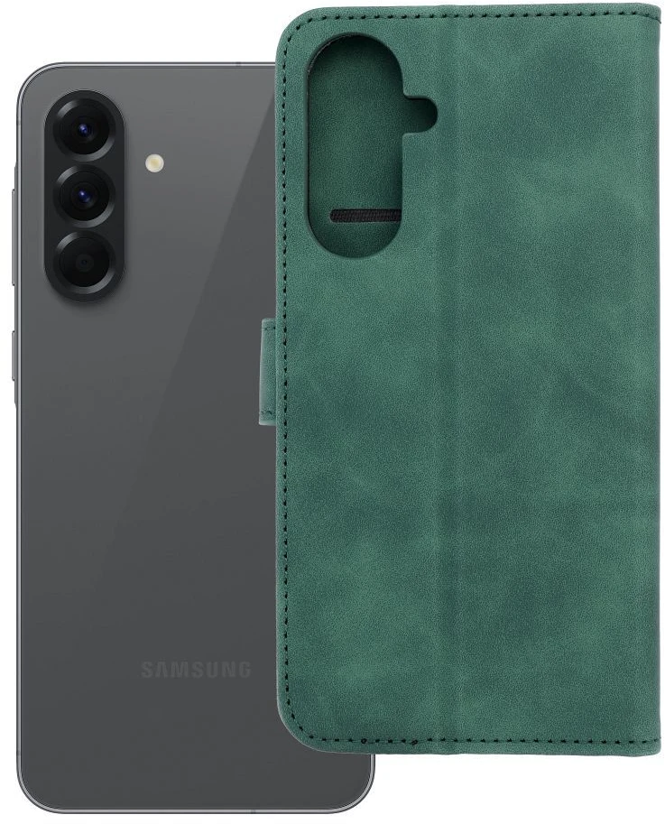 Forcell Oem TENDER Book Dėklas skirtas Samsung Galaxy A56 5G žalios spalvos