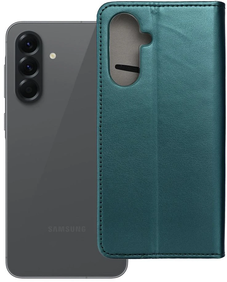 Reach Dėklas Smart Magnetic Samsung A566 A56 5G tamsiai žalias