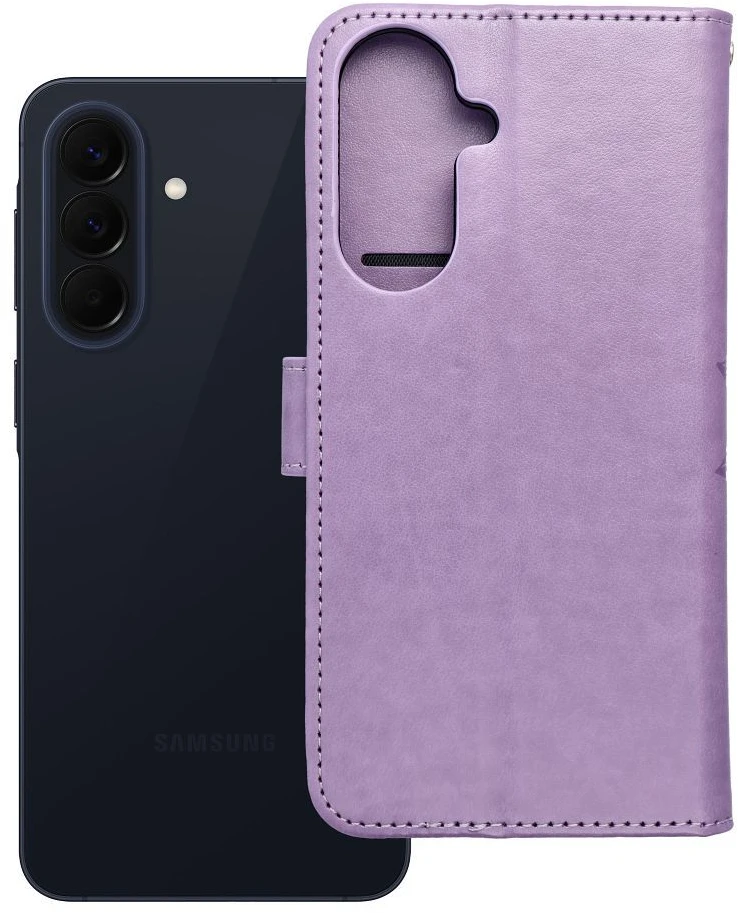 Oem Dėklas su klapką na Samsung A57 5G Mezzo Book mandala violetinė
