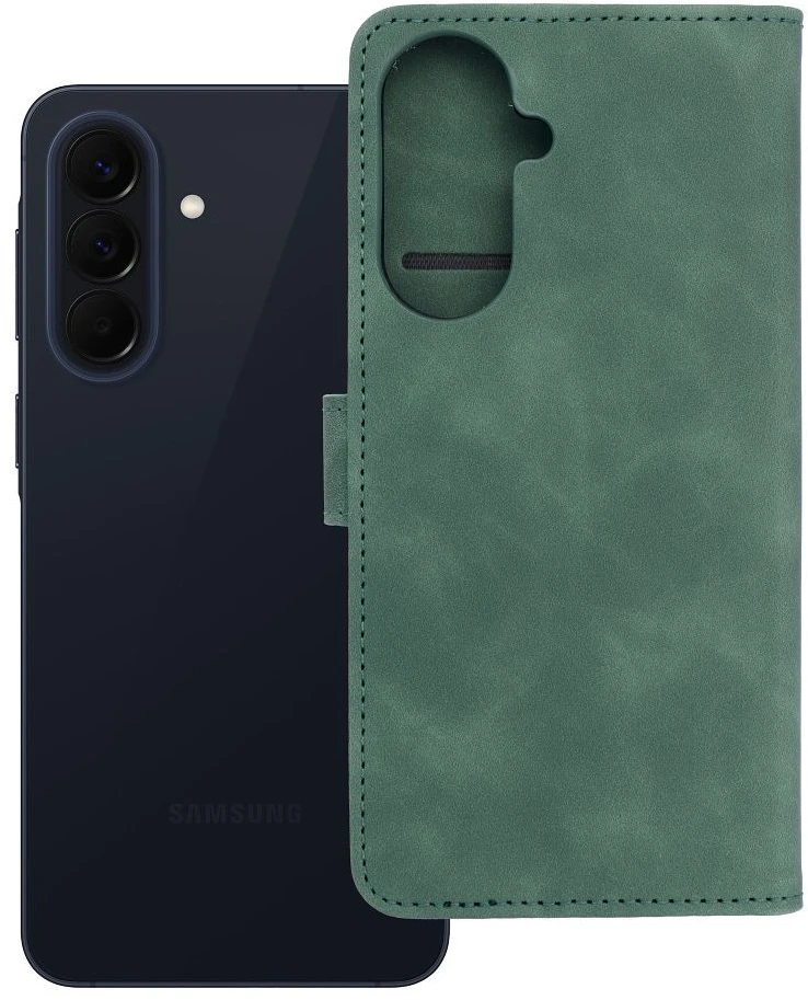 Oem Dėklas su klapką na Samsung A57 5G Tender Book žalia