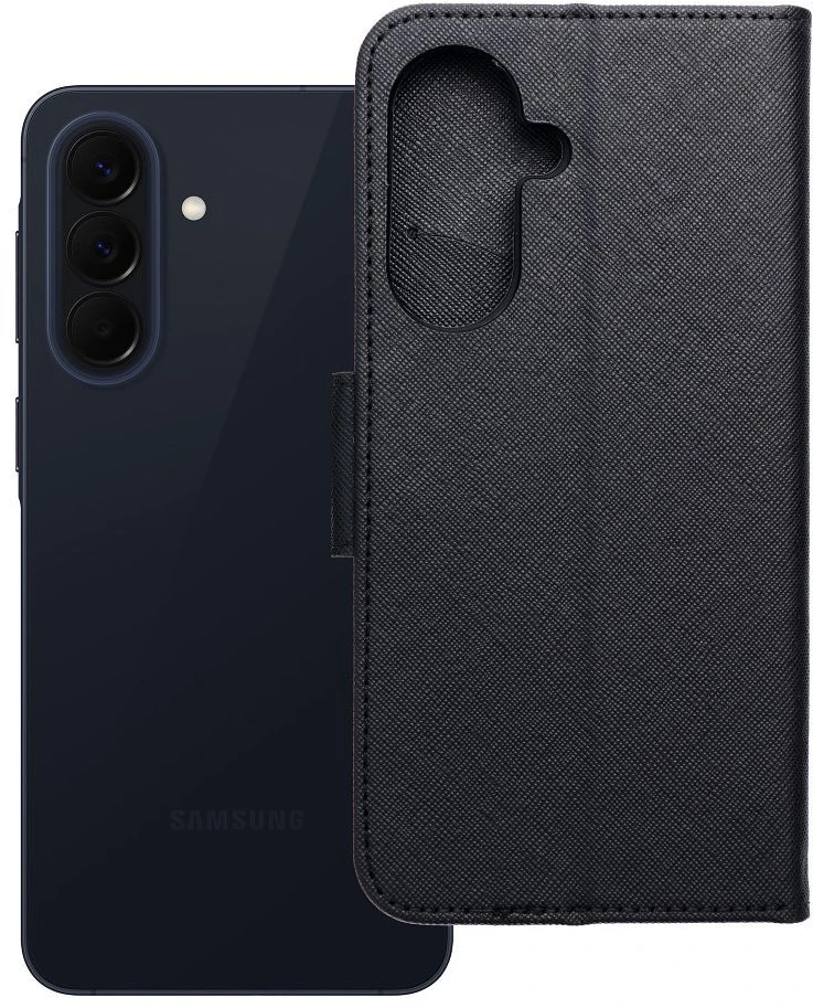 Oem Dėklas su atverčiamu dangteliu, skirtas Samsung A57 5G Fancy Book juodos spalvos