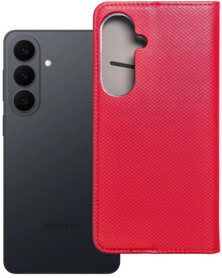 Oem Dėklas su klapką na Samsung S26 PLUS Smart Case Book raudona
