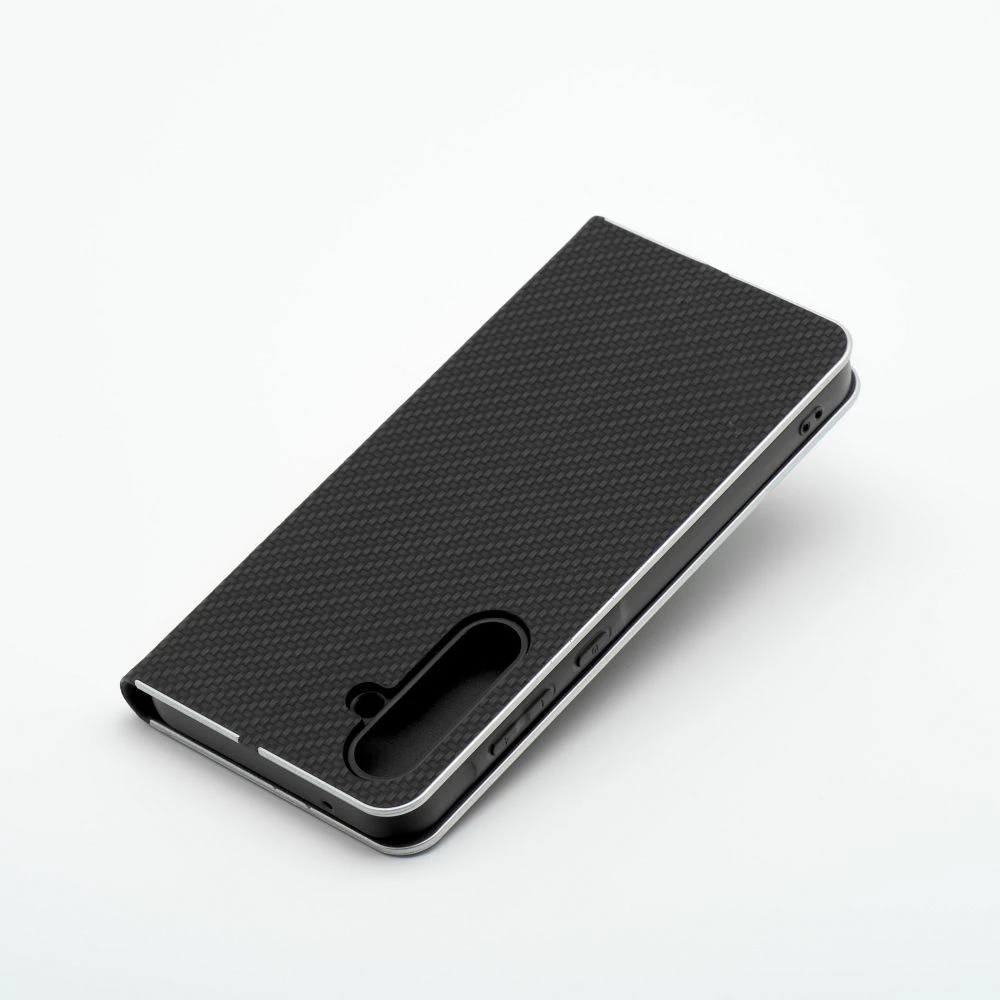 Oem Dėklas su klapką na Xiaomi Redmi 17 4G / 17 5G EU Luna Book Carbon juoda