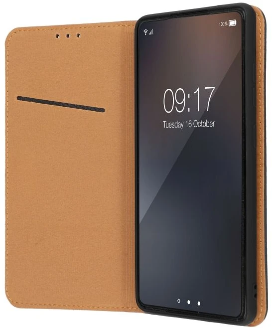 Oem Dėklas su klapką na Xiaomi Redmi 17C Smart Pro Book skórzane juoda