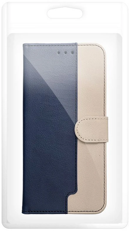 Oem „Xiaomi Redmi A7 PRO Split Book“ dėklas tamsiai mėlynos ir kreminės spalvos