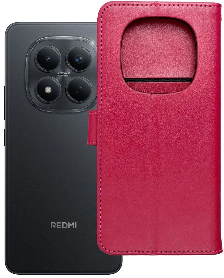 Oem MEZZO Book dėklas skirtas Xiaomi Redmi Note 14 PRO 4G dreamcatcher magenta