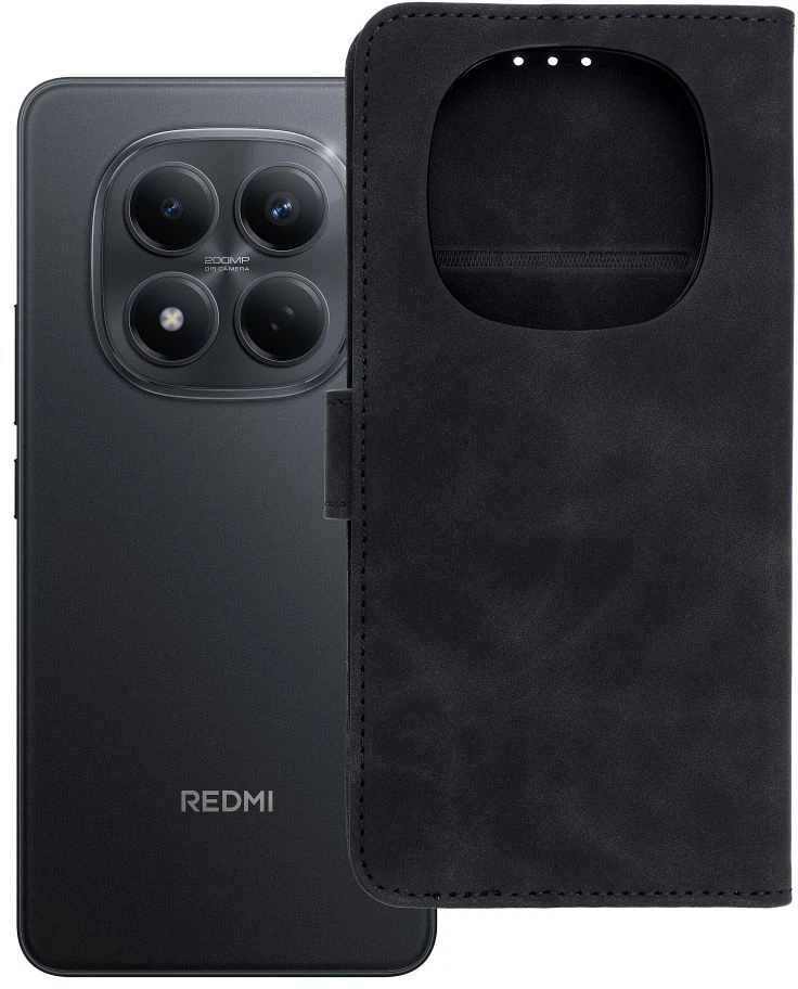 Oem Atverčiamas dėklas, skirtas Xiaomi Redmi NOTE 15 5G Tender Book, juodas