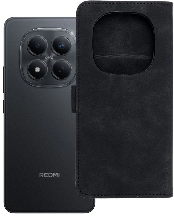 Oem Atverčiamas dėklas, skirtas „Redmi NOTE 15 PRO 4G Tender Book“, juodas, Xiaomi