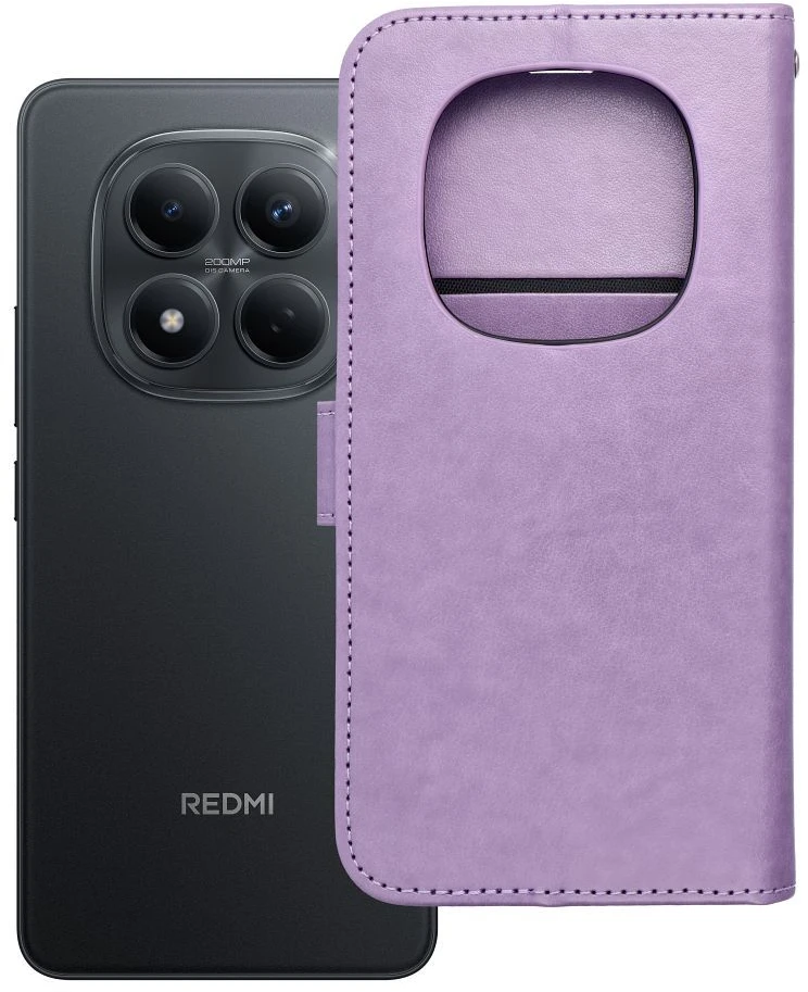 Oem Atverčiamas dėklas Xiaomi Redmi NOTE 15 PRO 5G Mezzo Book sapnų gaudyklė violetinė