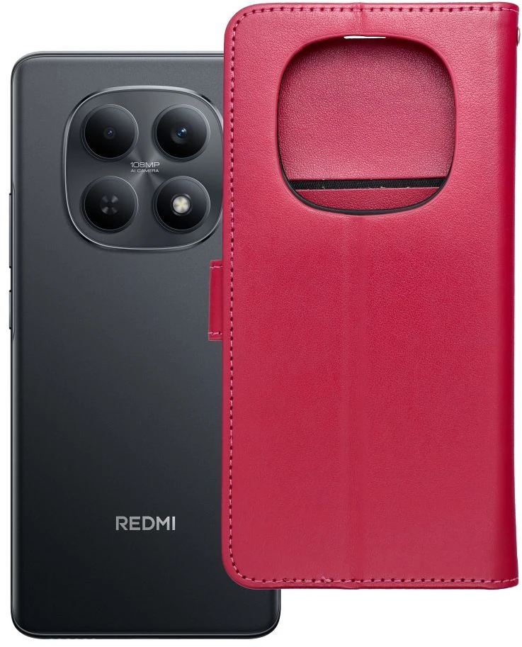 Oem Dėklas su klapką na Xiaomi Redmi NOTE 15 5G Mezzo Book Dream Catcher purpurinė spalva