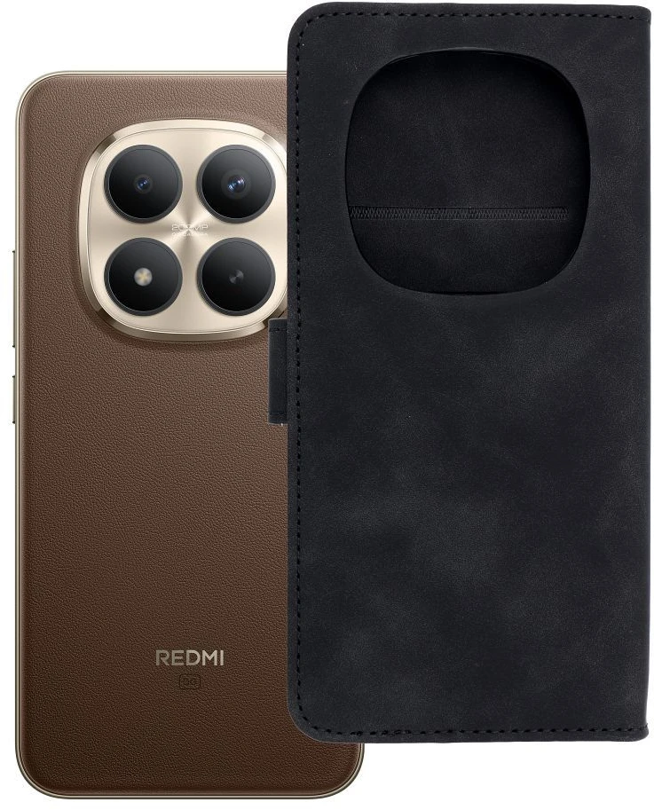 Oem Atverčiamas dėklas, skirtas Xiaomi Redmi NOTE 15 PRO PLUS 5G Tender Book, juodas