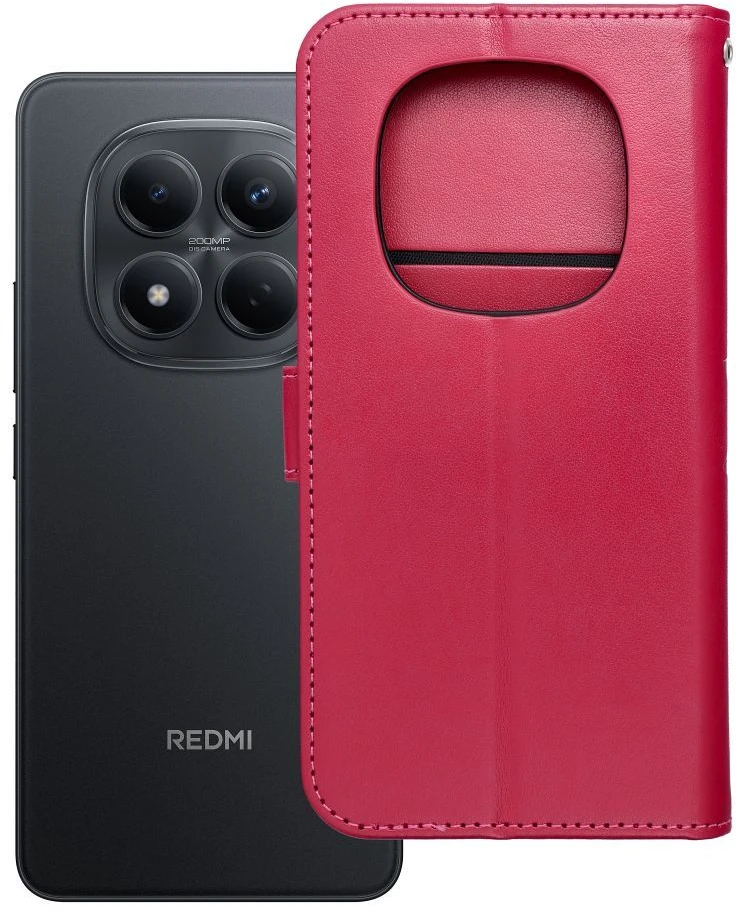 Oem Dėklas su klapką na Xiaomi Redmi NOTE 15 PRO 5G Mezzo Book mandala magenta