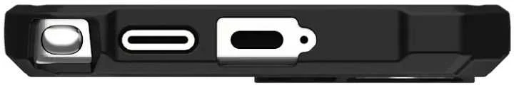 UAG Urban Armor Gear ESSENTIAL ARMOR MAGNET dėklas su įmontuotu magnetiniu moduliu, skirtu SAMSUNG S25 Ultra 5G juodas