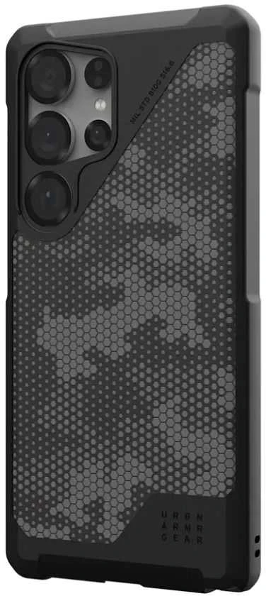Dėklas Urban Armor Gear UAG Metropolis LT w/Magnet, Kevlar Juodas - Samsung Galaxy S25 Ultra
