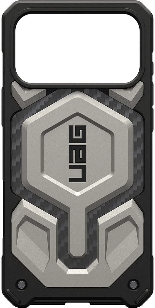 Dėklas UAG Urban Armor Gear case Monach Pro compatible with MagSafe for IPHONE 18 Pro Max/17 Pro Max titanium