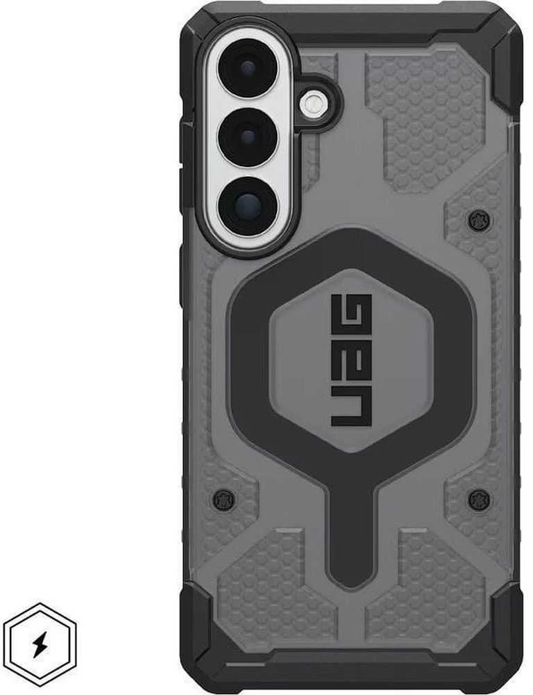 Dėklas Urban Armor Gear UAG Pathfinder skaidrus, pelenų spalvos / juodas - Samsung Galaxy S26+