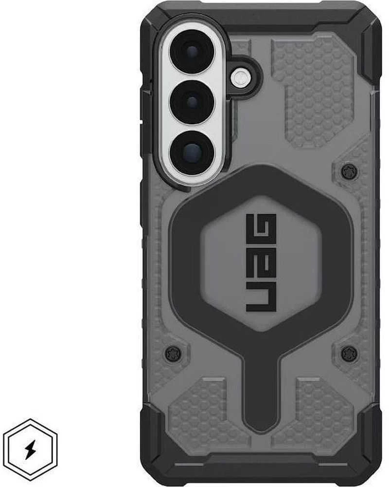 Dėklas Urban Armor Gear UAG Pathfinder skaidrus, pelenų/juodas - Samsung Galaxy S26