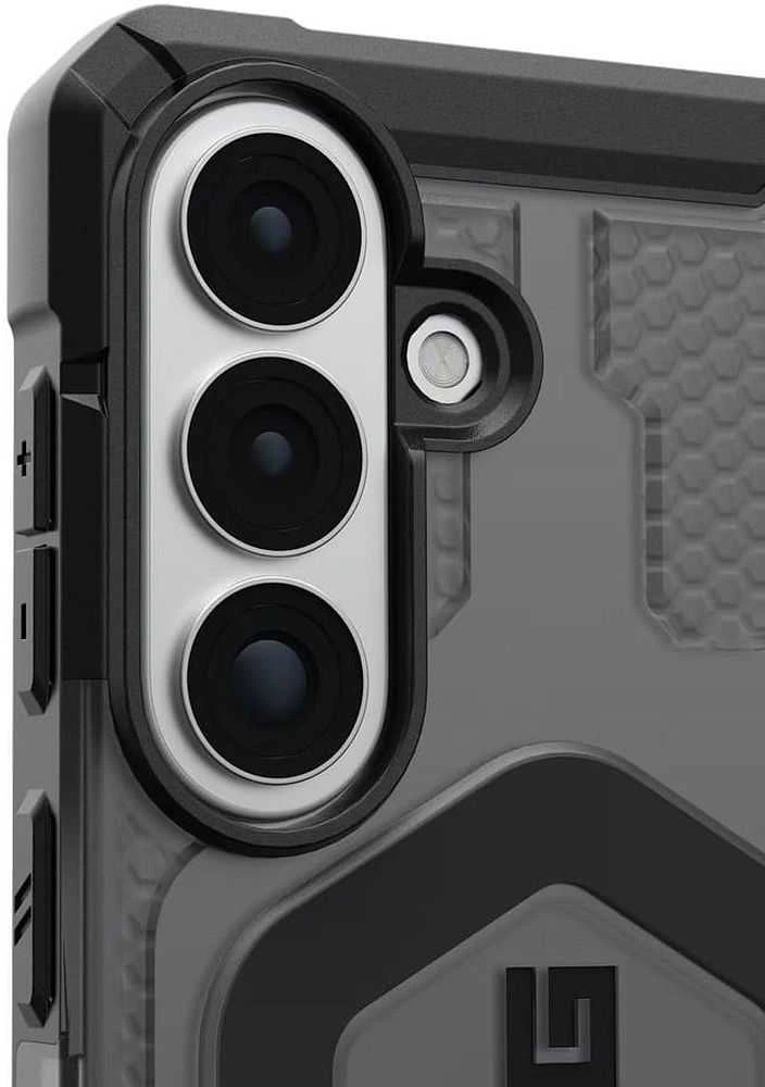 Dėklas Urban Armor Gear UAG Pathfinder skaidrus, pelenų spalvos / juodas - Samsung Galaxy S26+