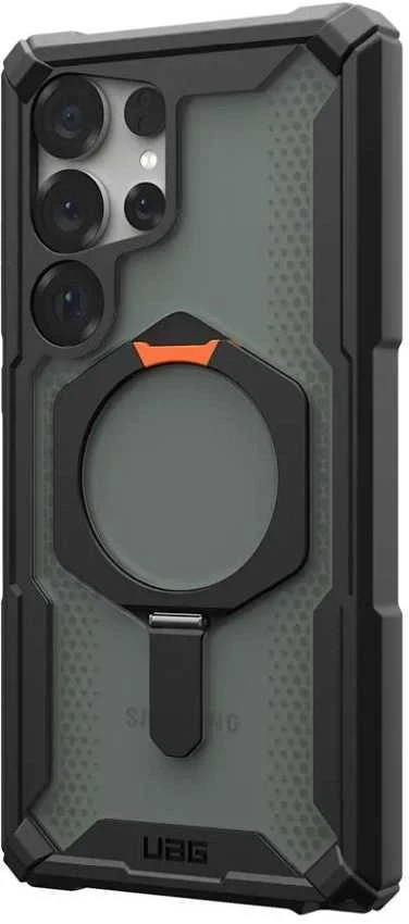 Dėklas Urban Armor Gear UAG Plasma XTE w/ Magnet, Juodas/Oranžinis - Samsung Galaxy S25 Ultra