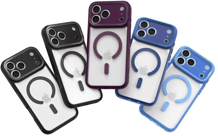 X-ONE Dropguard 2S compatible with MagSafe for iPhone 18 Pro / 17 Pro light mėlynas