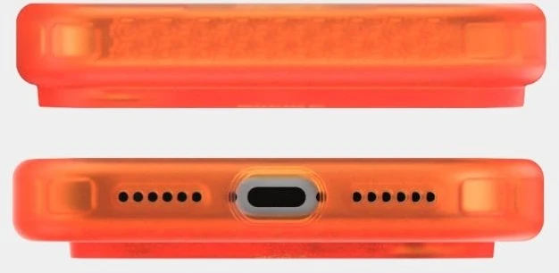 X-ONE Dropguard 3S Shock Dominator compatible with MagSafe for iPhone 17 Pro oranžinis